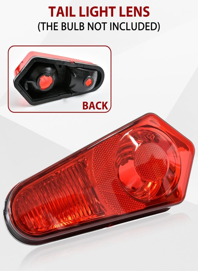 SAUTVS Red Tail Lights Housing for Polaris Sportsman 450 500 800 RZR ACE 2005-2025 Accessories, Rear Brake Stop Lamp Lens Cover Taillight Housings, 2PCS, Replace #2411153 & 2411154 - Image 2